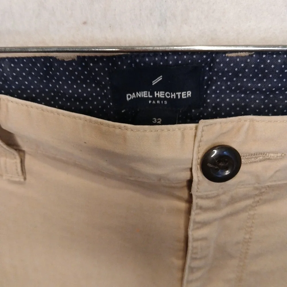 Daniel Hechter Paris Men's Shorts‎ Beige Chino Cotton Blend Size 32 Hiking Golf